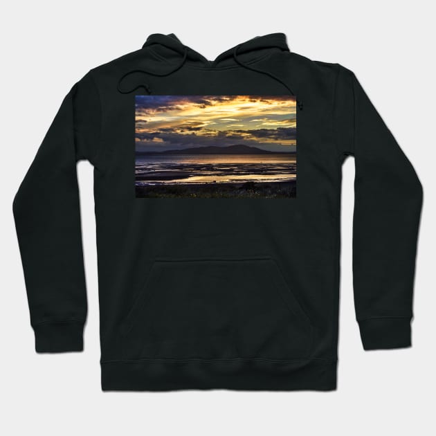 Evening Light Over The Solway Firth Hoodie by IanWL